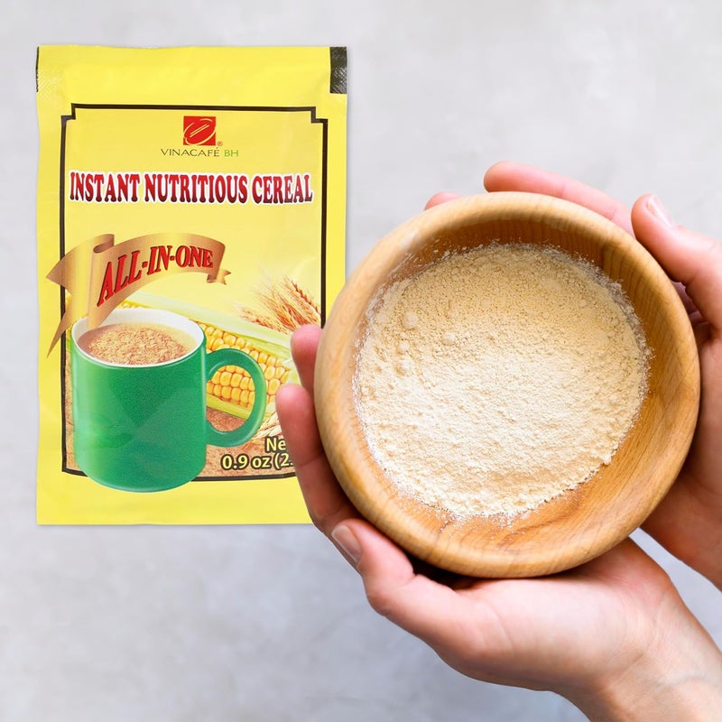 Vinacafe Instant Cereal Mix – 20 Sachets (14.11 Oz) | Nutritious Vietnamese Instant Cereal Drink - Image 5